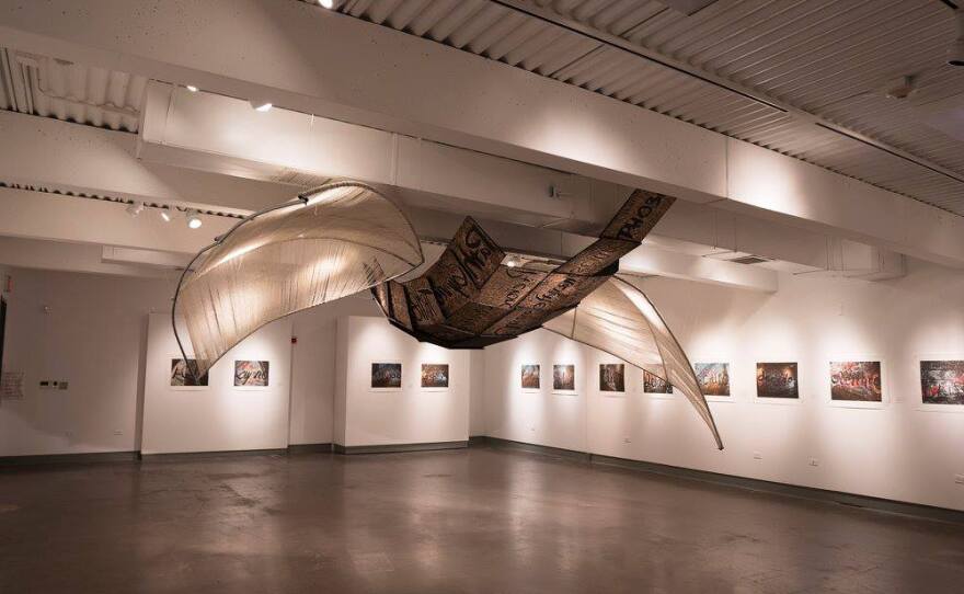 The "Fobia" exhibit at San Diego Mesa College Art Gallery.
