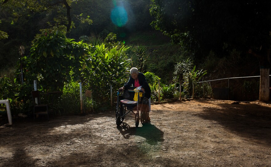 A resident at the Mother Teresa of Calcutta senior home in Caracas. The people at the home were not reluctant to be photographed, says photojournalist Wil Riera: "They want to share their history, to have a voice."