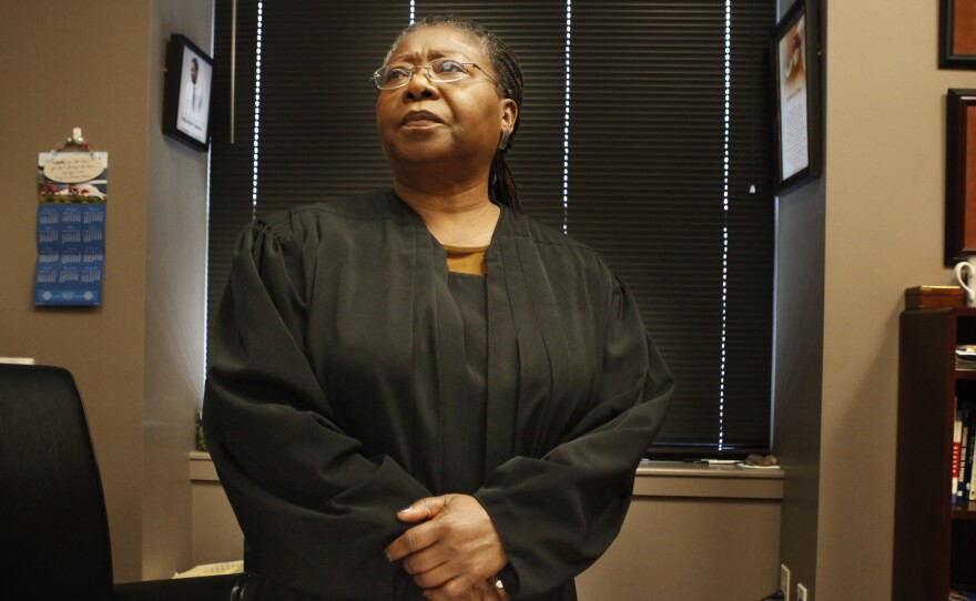 Justice of the Peace Yvonne Michelle Williams is one of the presiding judges at the Travis County Court in Austin.
