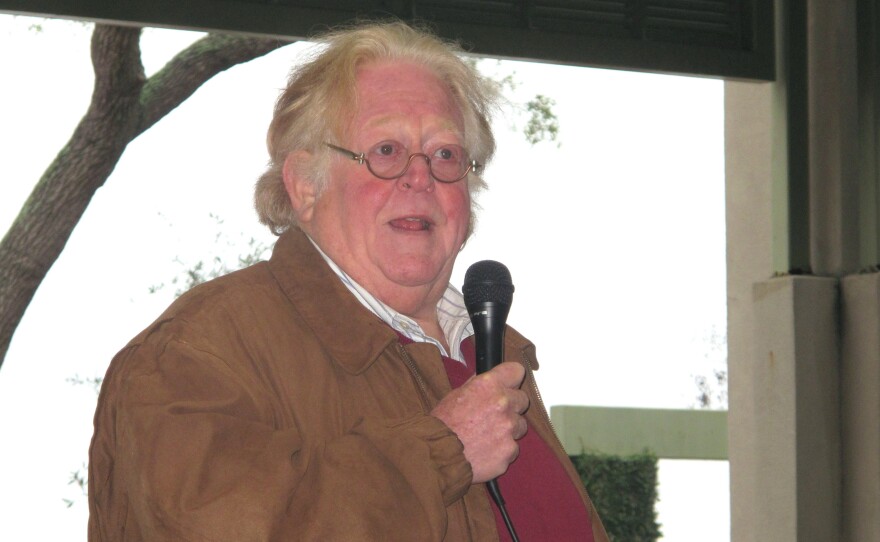 Mayor Billy Keyserling of Beaufort, S.C., speaks out against drilling for oil offshore, Jan. 14. He says local votes expressing opposition to oil drilling plans are important even if they don't hold the force of law.