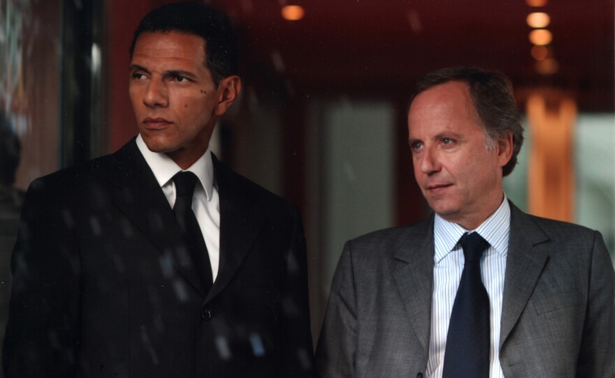 The bodyguard and his client in "The Girl From Monaco"