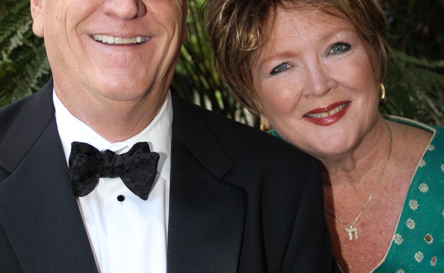 City Councilwoman Marti Emerald and her husband Karl Bradley at their wedding in November 2014.