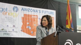 Labor Secretary Hilda Solis spoke at Estrella Mountain Community College on Oct. 15.