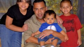 David Padilla with his grandchildren. Seventeen years ago, a judge found Padilla guilty of conspiracy and possession with intent to distribute cocaine.