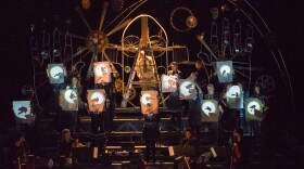 A scene from San Diego Opera’s “Aging Magician” this is undated photo.