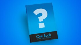 One Book, One San Diego Nominations are open. In Graphic: Question Mark on Blue Book