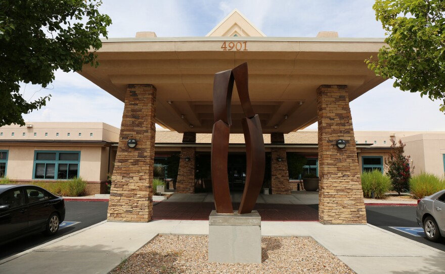 The entrance to the McAneny's oncology practice in Albuquerque,  Aug. 24, 2016. The location is one of seven offices using the Come Home Model.