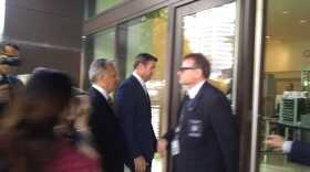 Rep. Duncan Hunter, R-Calif, arrives to the courthouse downtown San Diego, July 1, 2019.