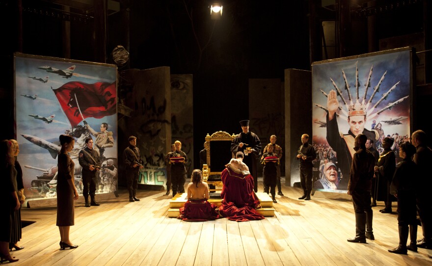 The coronation in "Richard III."