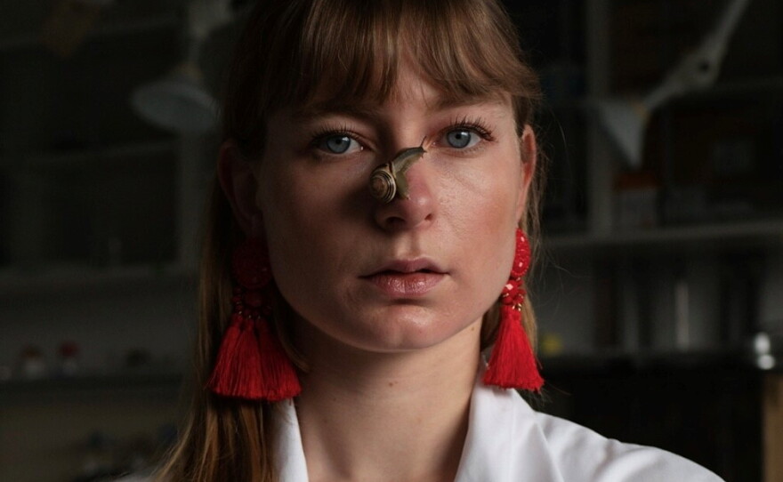 Mariella Gabler, a Ph.D. student in physical chemistry at the Max Planck Institute of Colloids and Interfaces in Germany, says snail mucus is "mesmerizing."