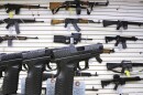 Assault weapons and hand guns for sale.