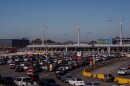 Traffic at the San Ysidro Port of Entry, the busiest land border crossing in the world, is congested even with COVID restriction and many travelers wonder how long it will take them as rules relax, November 3, 2021.