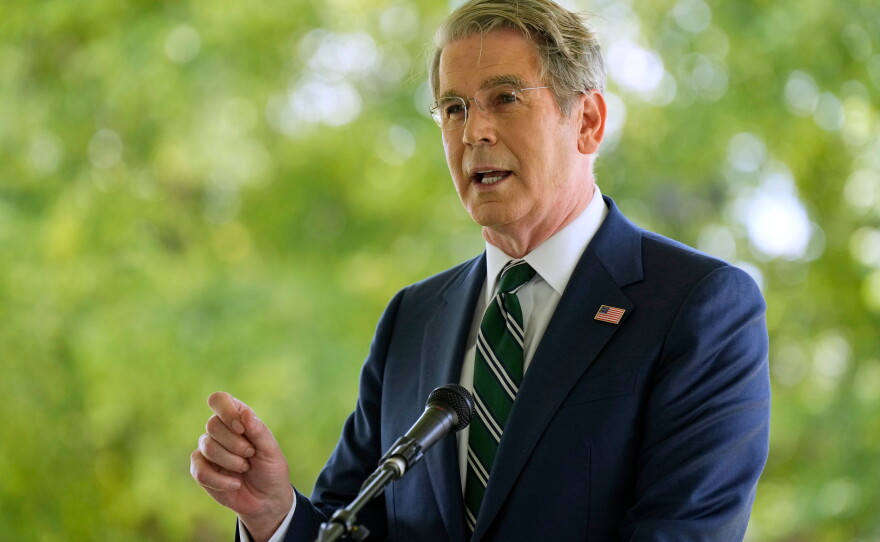 Treasury Secretary Scott Bessent unveiled the design of the coin this week, defending its legality.