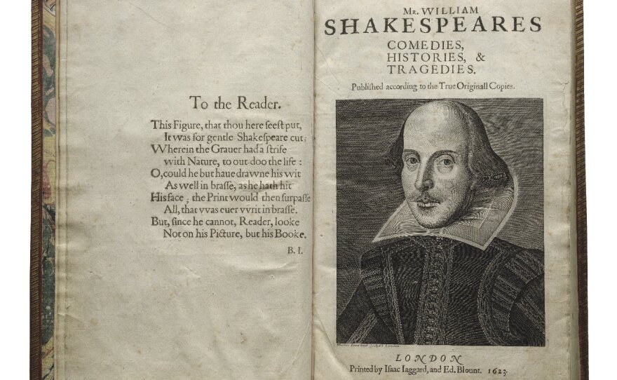 The First Folio, the book that collected all of Shakespeare's plays, will be on display at the San Diego Public Library.