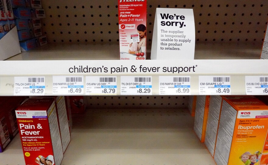Children's flu medication was hard to come by in December 2022 as a wave of respiratory viruses spread across the country.