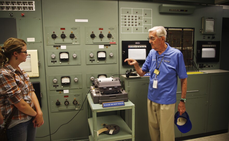 During Vinther's early years, his main job was as a human calculator. Whenever the reactor shut down, they'd call him in to calculate how long certain elements took to dissipate so they could restart it.