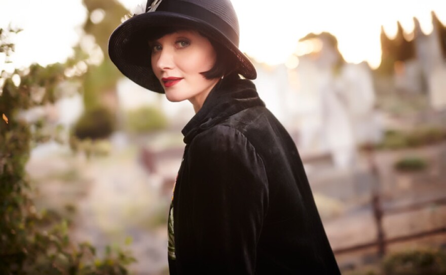 Essie Davis as Miss Phryne Fisher in "Death Comes Knocking."