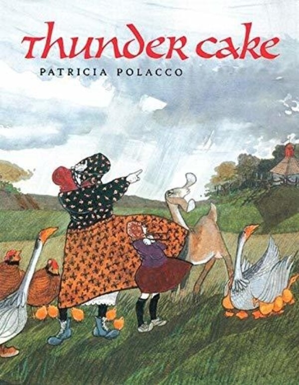 Front cover of "Thunder Cake" by Patricia Polacco is shown in this undated photo.