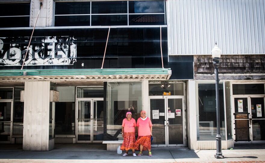 Janet and Jenny Robertson live in an apartment above empty storefronts in Welch, W.Va. They said they don't vote. McDowell County, W.Va., is one of the top regions in the U.S. where people don't vote.