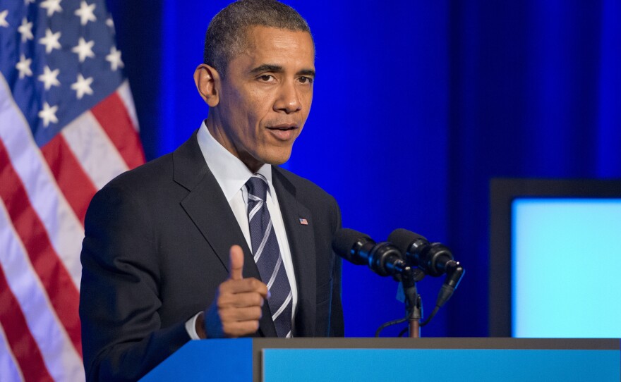 "I may hold this office for another 14 months. But I'm not going anywhere," President Obama told Organizing for Action last November in Washington D.C.