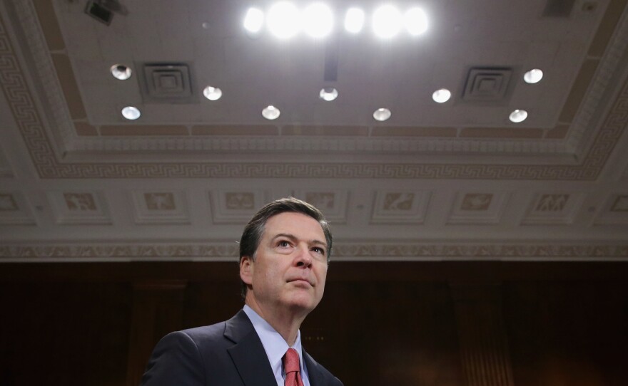 A new Justice Department report faulted the decisions in 2016 made by then-FBI Director James Comey.