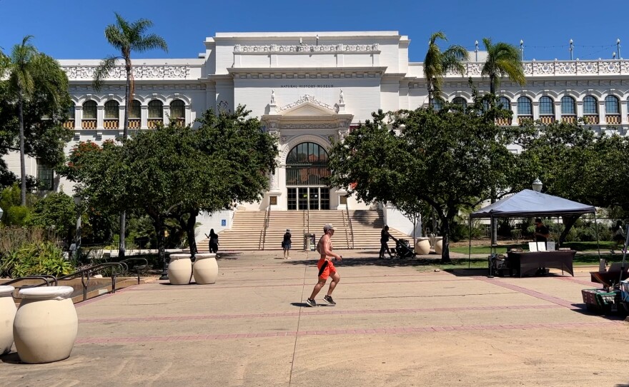 The exterior of the Natural History Museum is shown on August 23, 2023.