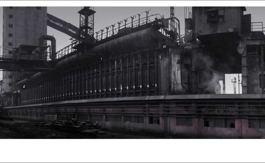 Peng Jiang; The Nirvana of Phoenix. No. 14. A derelict state-owned iron and steel factory in Chongqing.