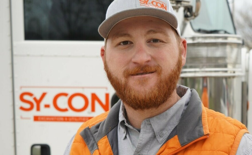 Sy Kirby, who runs his own construction company, says a four-year degree just wasn't in the cards for him or his bank account.