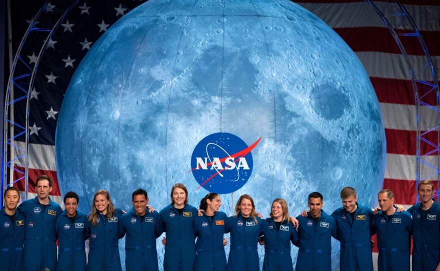 NASA's ambitions for putting astronauts on the moon have been delayed. Here, newly minted astronauts from NASA and the Canadian Space Agency are seen last year. They're the first candidates to graduate under the Artemis program, and could be eligible for assignments including the Artemis missions to the Moon, International Space Station, and missions to Mars.