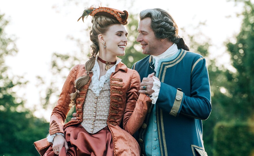 Gaia Weiss (Madame Du Barry), James Purefoy (Le Roi, The King)