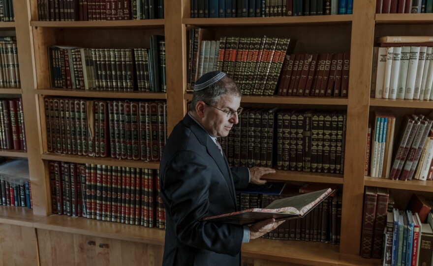 Seth Farber, an American-born Orthodox rabbi in Israel and director of the Jewish advocacy group ITIM, is photographed at his home in Raanana, Israel.