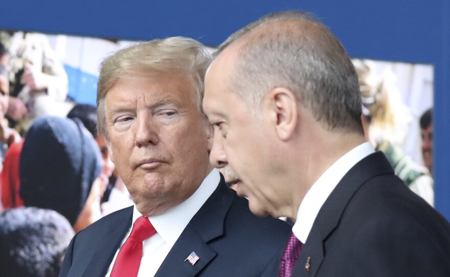 President Trump said Saturday that he is not considering extraditing a dissident whom Turkish President Recep Tayyip Erdogan accuses of involvement in a failed coup.