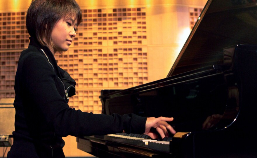 Yuja Wang at NPR's studio in Washington, D.C.