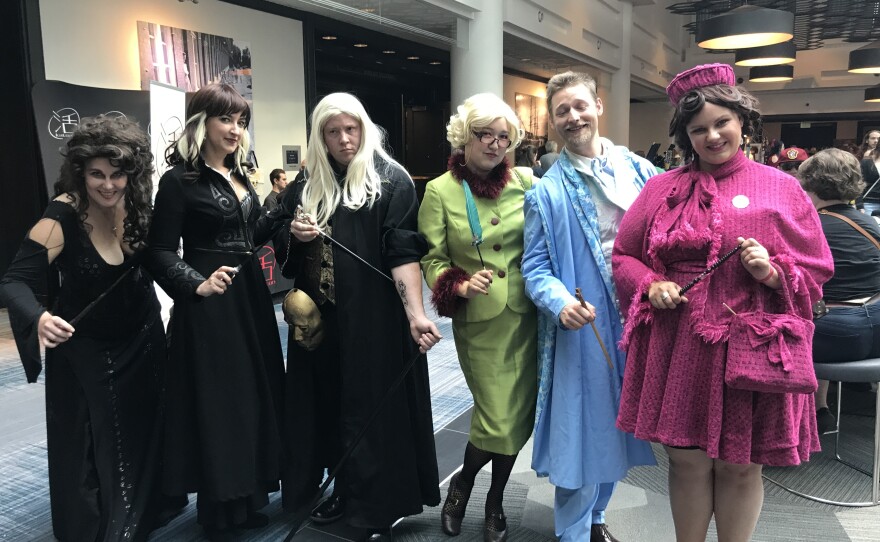At the Potterverse convention in Baltimore, adults and children alike enjoy talking about their Harry Potter Hogwarts "houses" — and the houses they think their friends should be in.