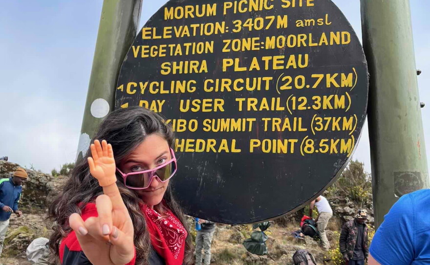 A year before she died, Sophie Rottenberg climbed Mt. Kilimanjaro. Her mother says her "tiny hand" photos were a signature joke. Mourners were given the toys at her funeral. She was 29.