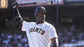 Barry Bonds of the San Francisco Giants in a 2001 game.
