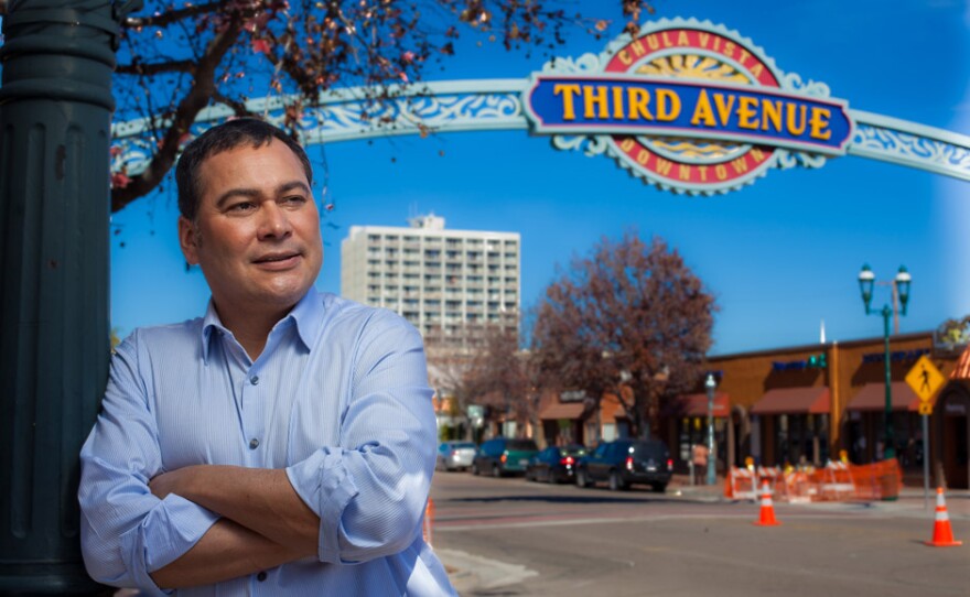 Above: Steve Castaneda, former Chula Vista Councilman running for 80th Assembly District seat