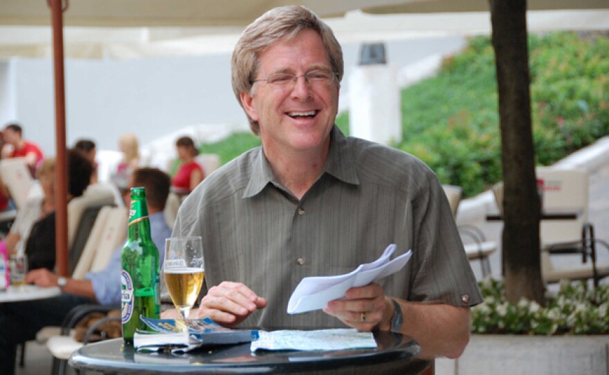 Rick Steves enjoys the thriving capital city while shooting in Zagreb, Croatia.