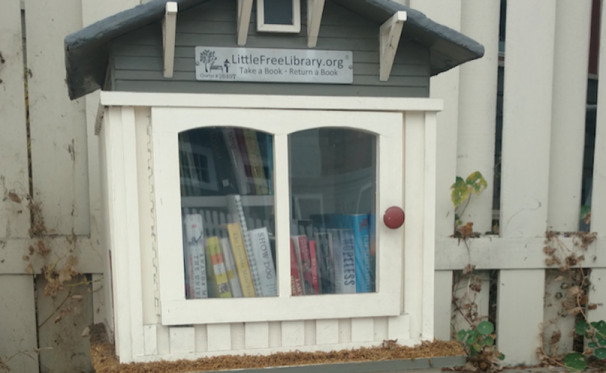 A Little Free Library on 1875 Washington Pl.