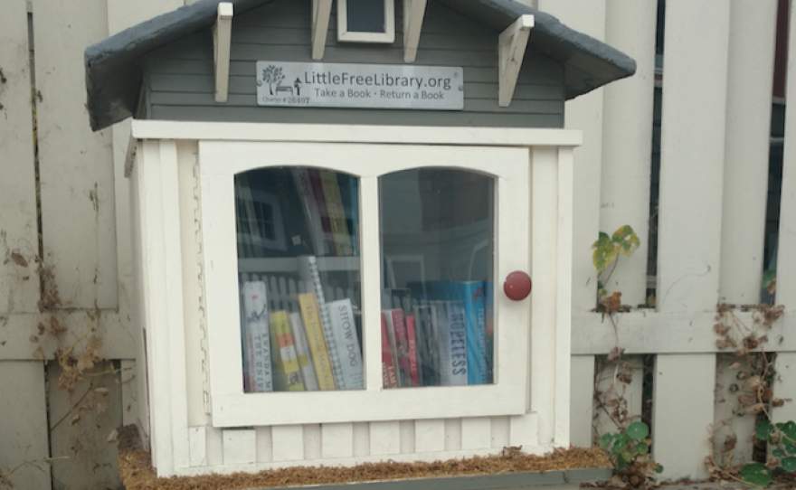 A Little Free Library on 1875 Washington Pl. 