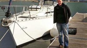 Luke Stimson and his yacht "Jonetsu"