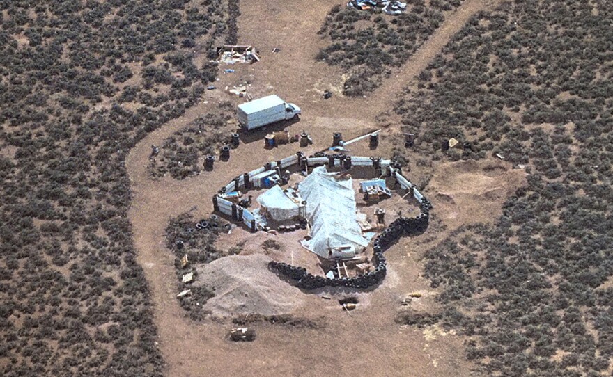 A rural New Mexico compound that was searched for a missing child. Officials announced they found the body of a young boy at the compound on Monday, but have not determined his identity.