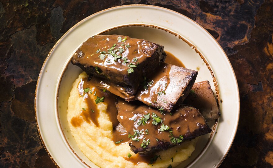 Barolo-Braised Beef Short Ribs