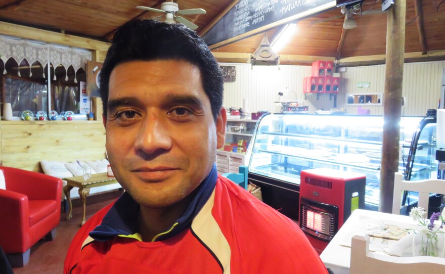 Paulo Gutierrez quit a lucrative technology job to set up a cafe and bakery near the Laguna de Aculeo.