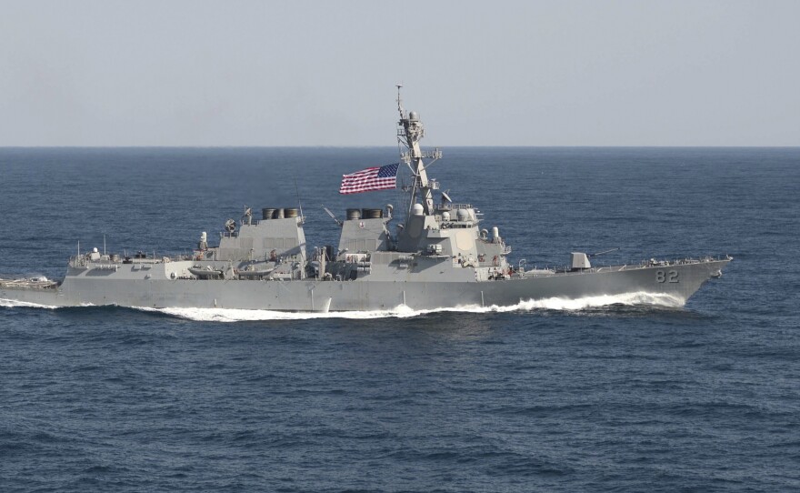 The USS Lassen took part in a military exercise in waters east of the Korean Peninsula in March.