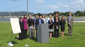 A coalition of 11 San Diego environmental groups announce results of first-ever Environmental Quality Report Card for San Diego Mayor and City Council on March 10, 2010.