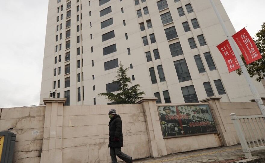 This 12-story building in Shanghai's northern suburb of Gaoqiao allegedly houses a Chinese military-led hacking group.
