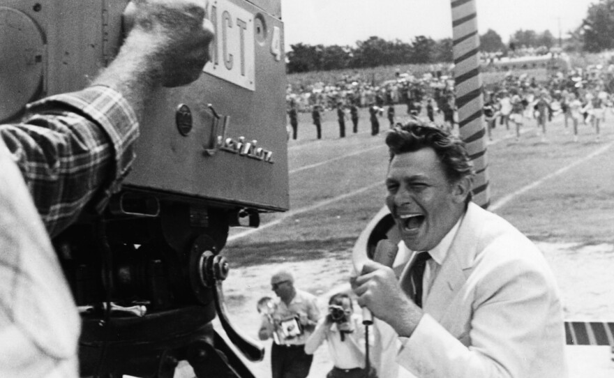 Andy Griffith as a pre-reality TV star turned populist in A Face in the Crowd.