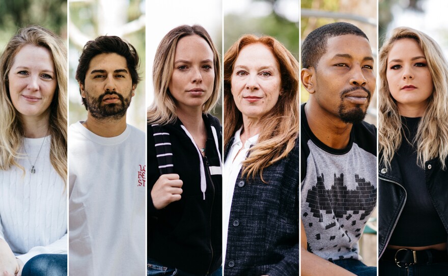 From left to right: Jacky St. James, David Cruz, Danielle Brinkley, Shira Tarrant, Isiah Maxwell, Lisey Sweet.