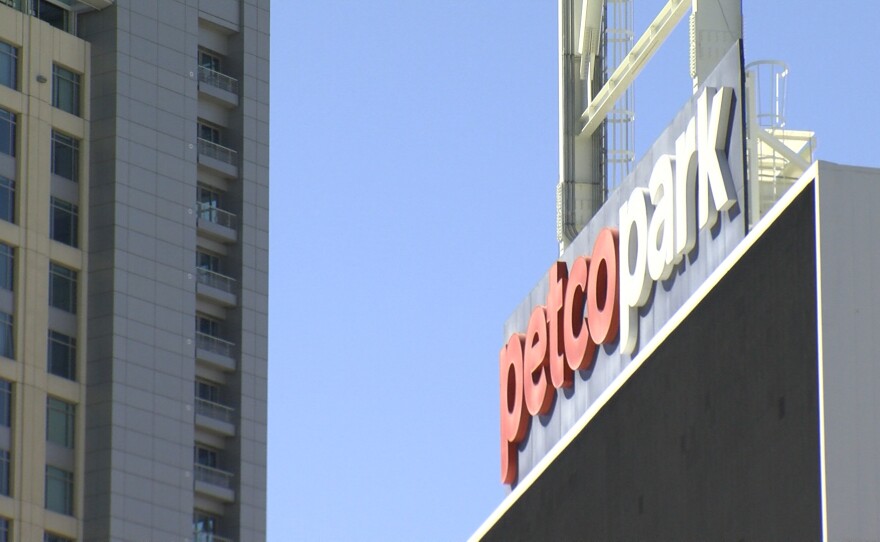 Petco Park in Downtown San Diego, Calif. Feb. 18, 2021.